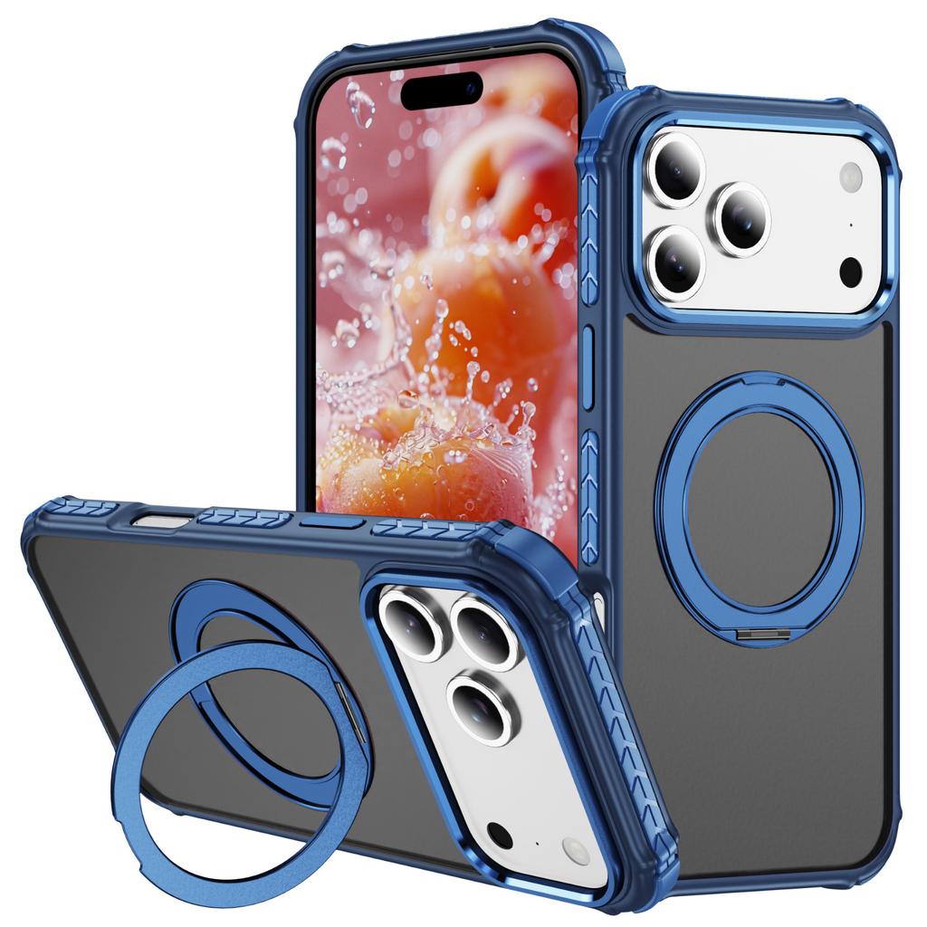 For Apple 17promax Phone Case Magnetic Transparent for IPhone 17air Anti Drop Gear Holder Phone Case