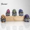 Miniature Landscaping Pieces Colorful Hat Gnome Resin Statue, Faceless Dwarf Figurine with Wrinkled Hat, Healing Home Decor Waterproof Garden