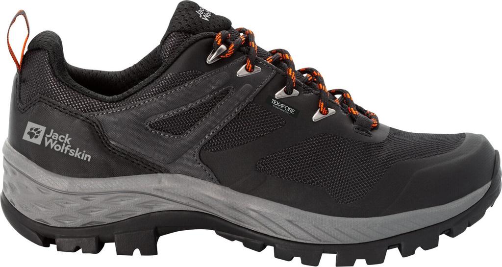Hiking Shoes Jack Wolfskin Rebellion Guide Texapore Low (4053761) Black/orange