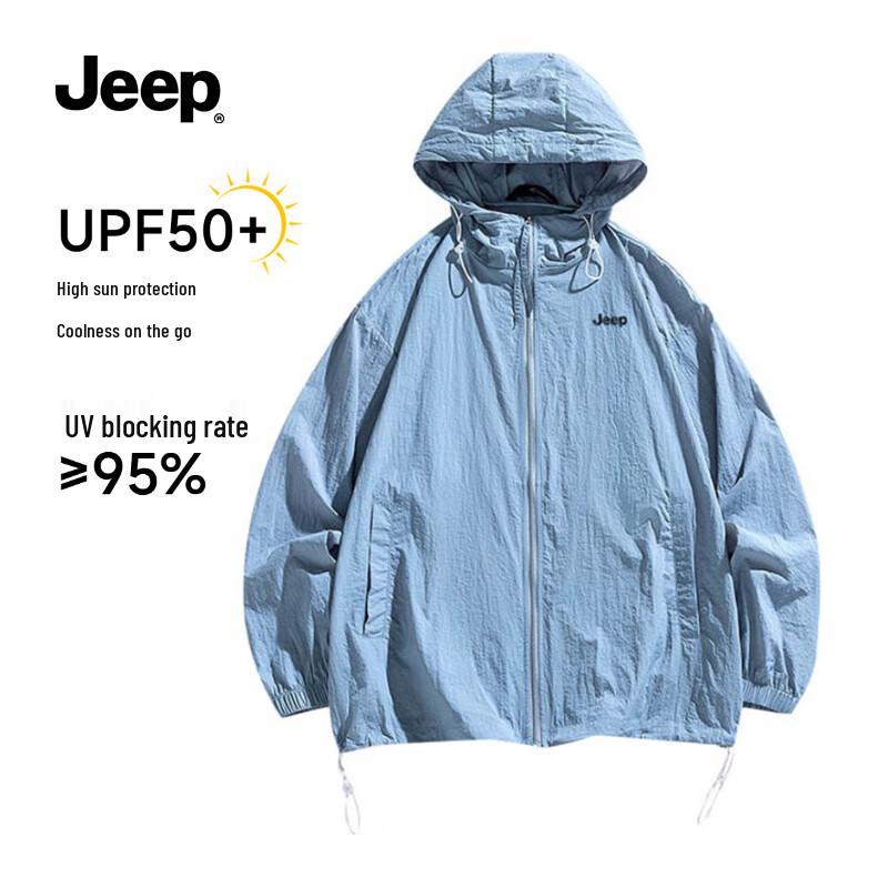 JEEP Unisex Ice Silk UPF 50+ Sun Protection Jacket M