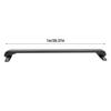 Car Top Roof Rack 2Pcs 100cm Aluminum Luggage Cross Bar Carrier with Lock for 4 or 5 Door Cars Black