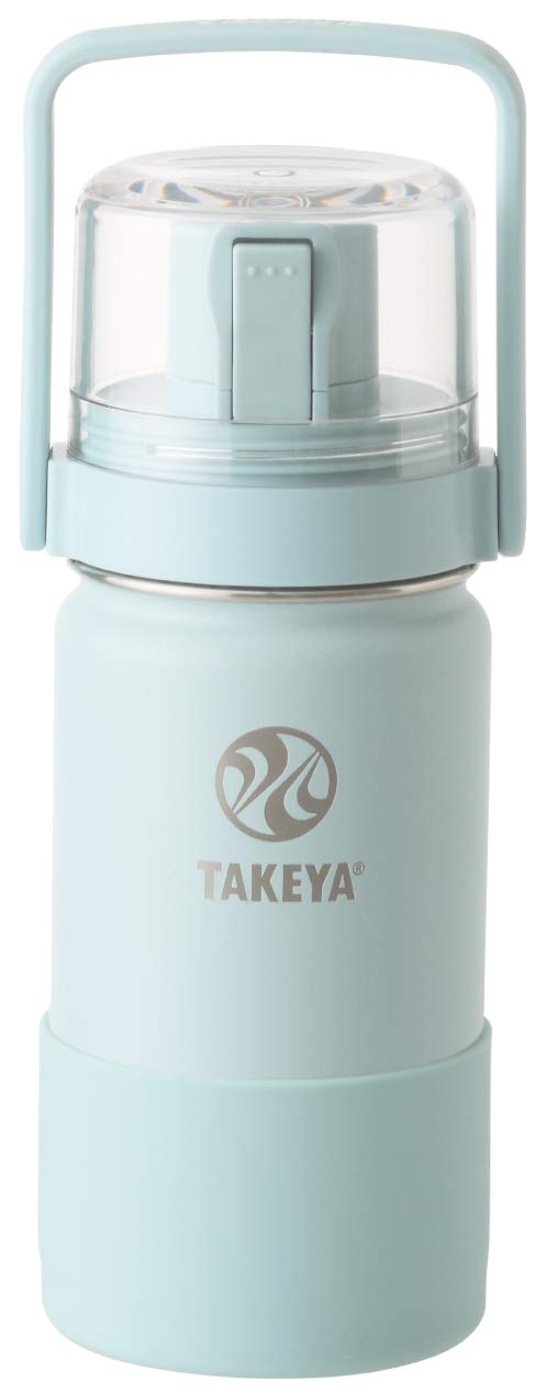 

Takeya Flask Go Cup Soft Green с чашкой Бутылка для воды из нержавеющей стали 400 мл Детская TAKEYA [Takeya Official] 0,4 л