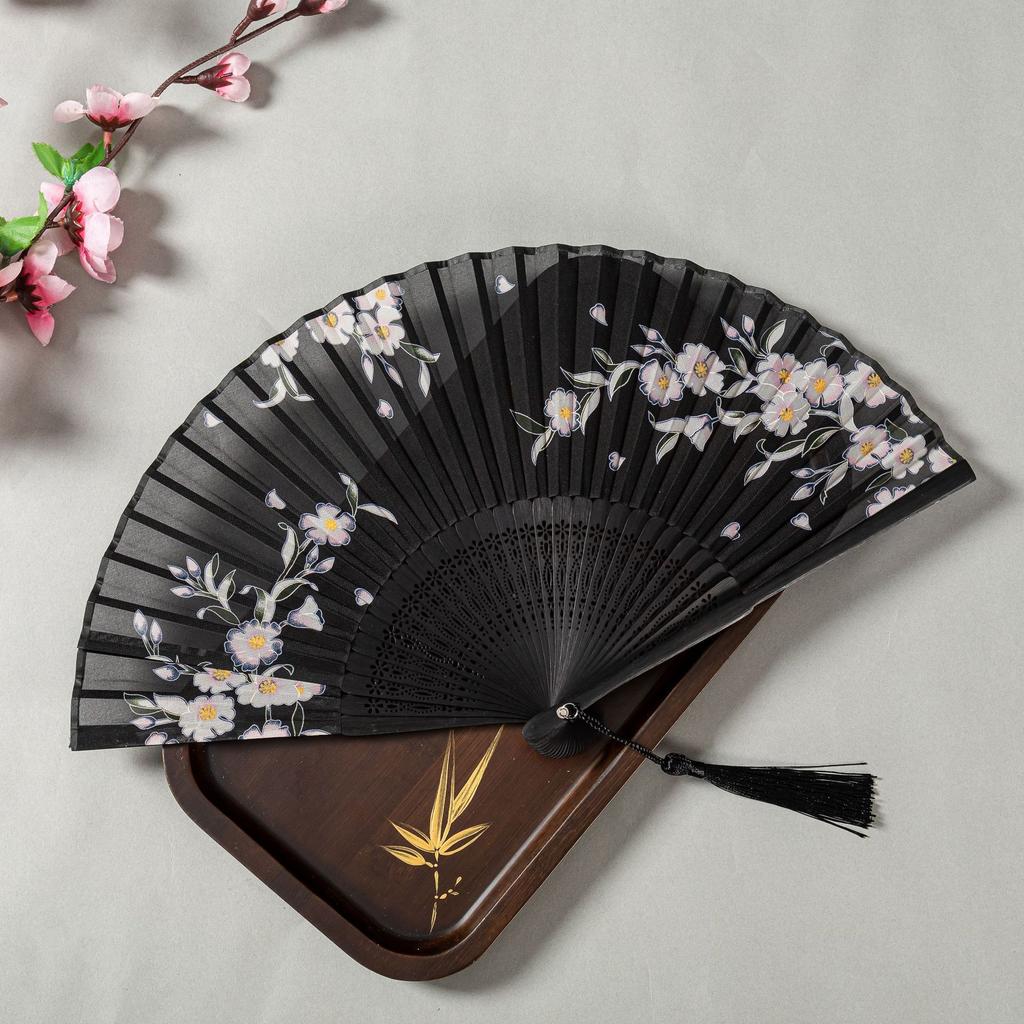 Japanese Fan Stylish Dance Fan Craft Fan Decorative For Party Women Photography