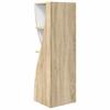 Corner Cabinet Sonoma Oak Finish 32 X 32 X 102 Cm Particleboard