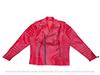Stylish Men's Fashionable Red Biker Motor Genuine Soft Lambskin Leather Jacket