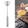 Stainless Steel Semi-automatic Egg Beater Cream Mixer Manual Rotary Egg Beater Egg Beater Handle Manual Mixer