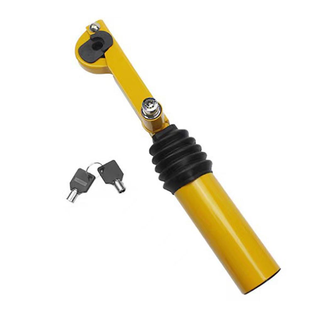 

Автомобильный противоугонный замок, регулируемый замок ручного тормоза, универсальный замок безопасности с 2 ключами для автомобиля разноцветный