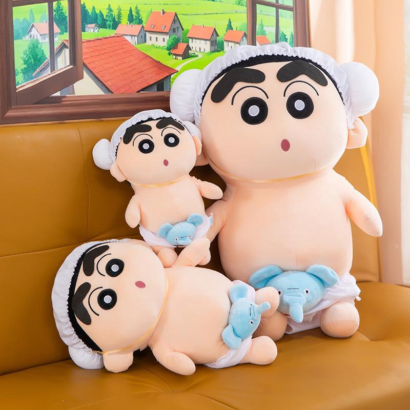 Crayon Shinchan Plush Bathing Doll With Soft Crystal Cotton For Kids And Teens