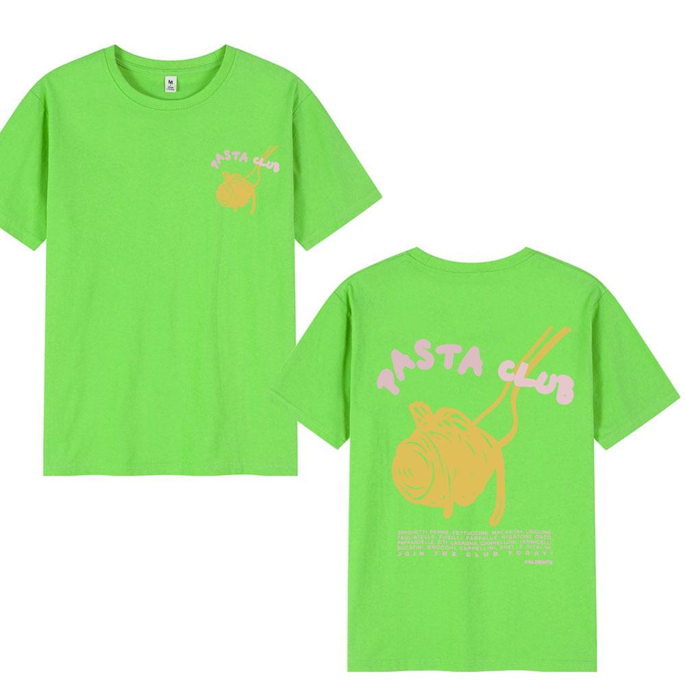 Pasta Club T-shirt Retro Delicious Foodie Design Fashion Print T Shirt Men's Women Oversized Summer Hip Hop Oversized T-shirts