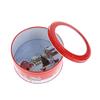 Christmas Tinplate Candy Box Santa Claus Tin Reusable Chocolate Storage Case For Gift Storage Home Cookie Packaging Box