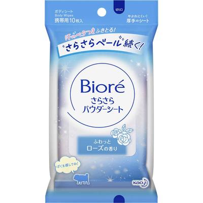 Kao Biore Smooth Powder Sheet Rose Fragrance Cell Phone 10 Sheets