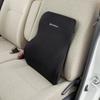 BONFORM Phiten Back Seat Cushion, 38 x 47cm, Black, Made with Aqua Titanium, Low-Rebound, Anti-Fatigue, phiten 5815-08BK