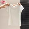 Langsha Women's Round Neck Short Sleeve T-shirt