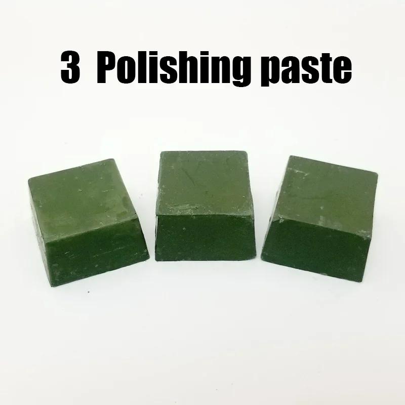 Leather Honing Rod Professional Knife Sharpener Polishing Paste Grinding Sharpening Wax Kitchen Knife Sharpening Tool Set