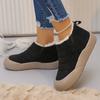 Women Ankle Boots Plush Rubber Thick Sole Winter Boots Outdoor Non-Slip Comfort Warm Walking Cotton Shoes Fashion Snow Boots