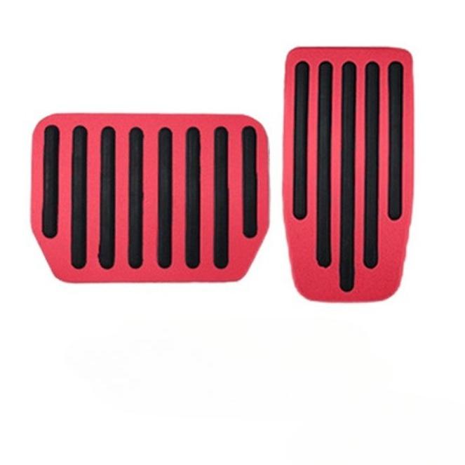 For Tesla Model 3 Model Y Aluminum Alloy Anti-Slip Foot Pedals Set Brake Gas Accelerator Rest Pedal Black Car Accessories