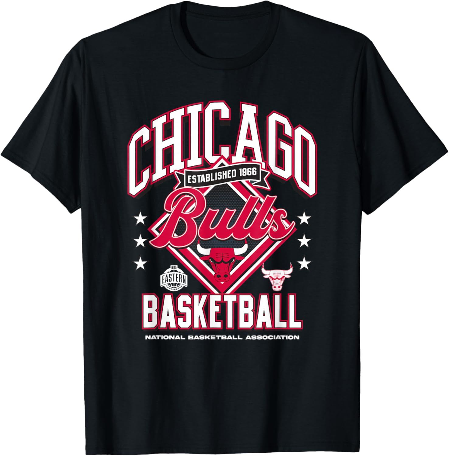 

NBA Official Chicago Bulls Tip Off T-Shirt 5XL різнокольоровий