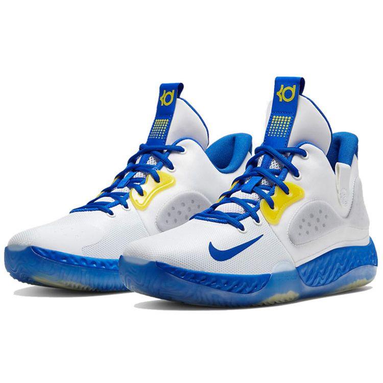 Nike KD Trey 5 VII EP Fabric Durant Comfortable Shock Absorption Non-Slip Wear-Resistant Mid-Top Retro Basketball Shoes Men Sneaker AT1198-101