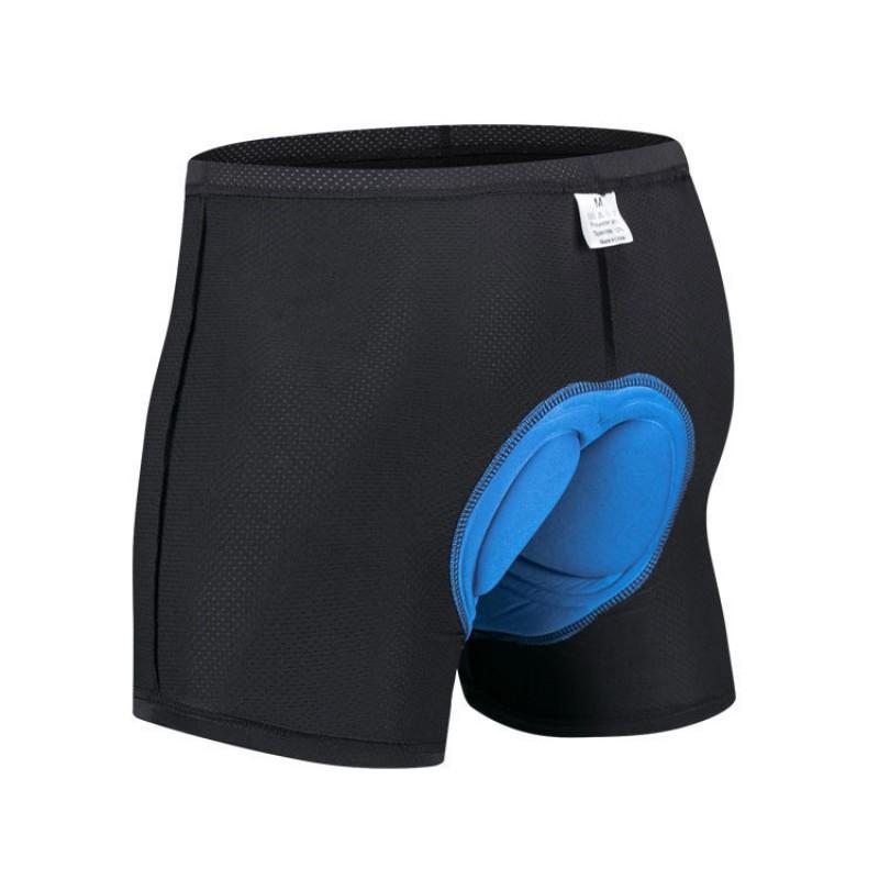 Mens Cycling Shorts With Thick Gel Pad Foam Cushion Breathable Quick-Dry 4-Way Stretch Mountain Bike Riding