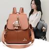 Women's Large Capacity Soft Leather Backpack