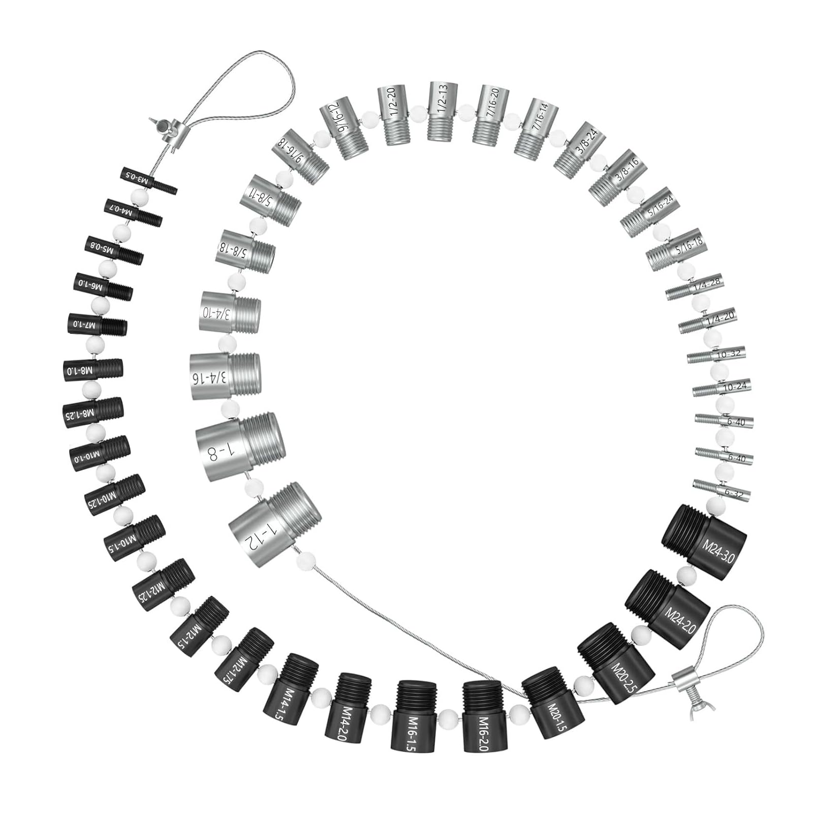 

TOMMYFIELD Screw Size, Nut, Bolt Thread Detector, Thread Checker, Nut Checker (Nuts and Bolts) [Parallel Import]