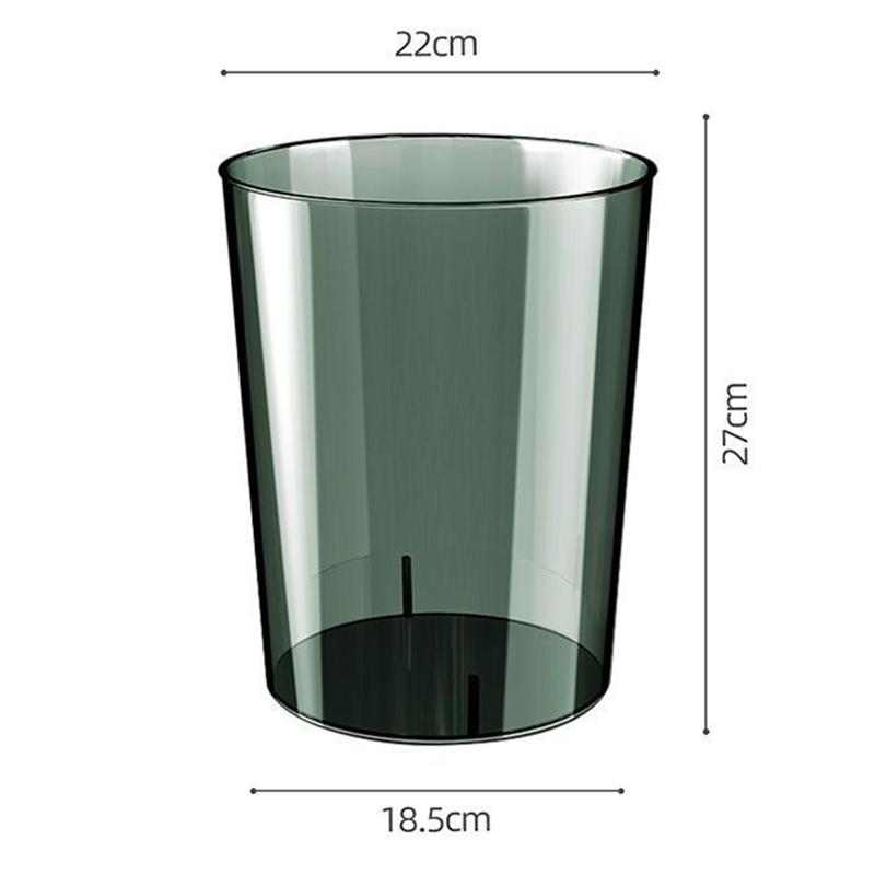 Transparante Prullenbak Zonder Deksel Afvalbak Thuis Kantoor Bureau Afval Afvalcontainer Afvalmand Keuken Vuilnisbak