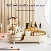 Cosmetic Storage Rack Desktop Makeup Organizer Makeup Brush Holder With Rotating Base For Makeup Brush Lipstick Storage Case