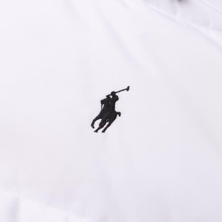 Polo Ralph Lauren Solid Color Small Pony Logo Embroidered Detachable Hooded Down Jacket Men Jackets White 710889959-006