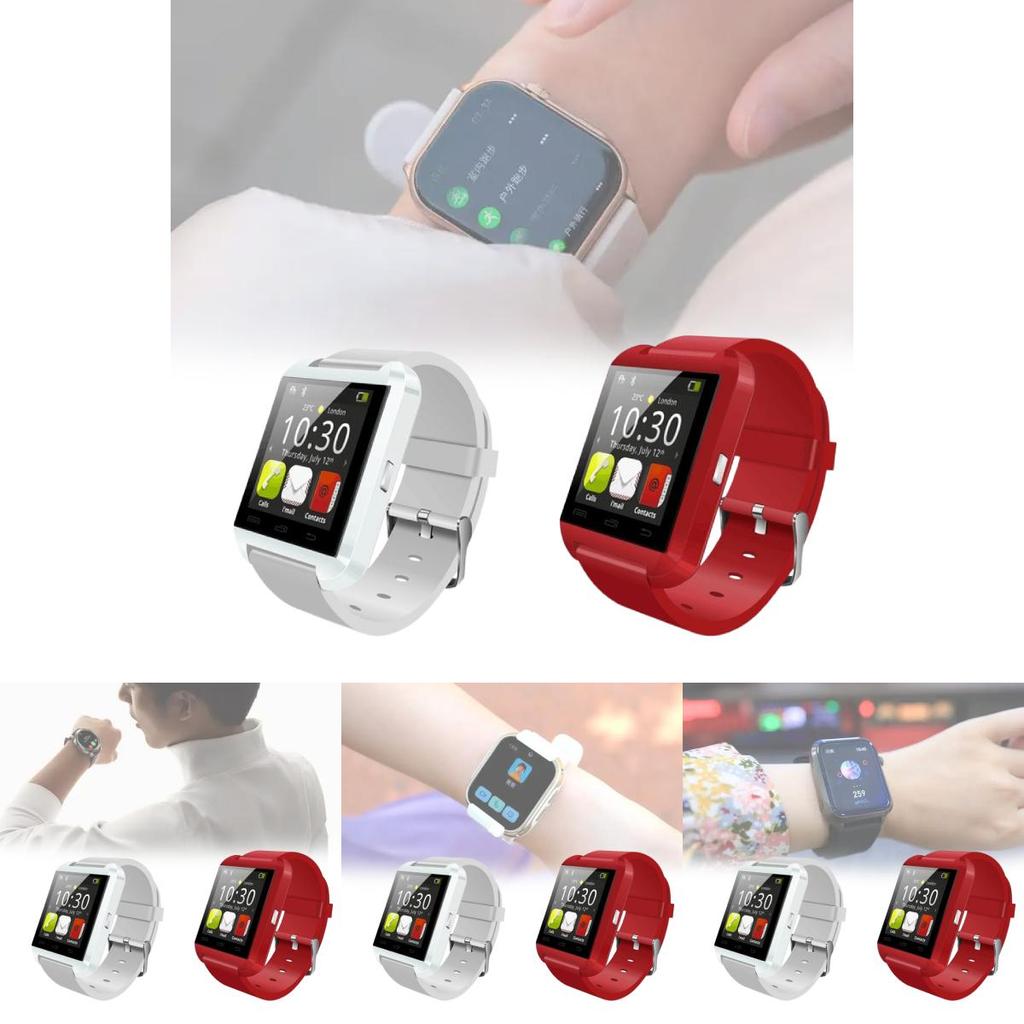 For U8 Smartwatch With Touch Control And Step Counter For Adults Fitness