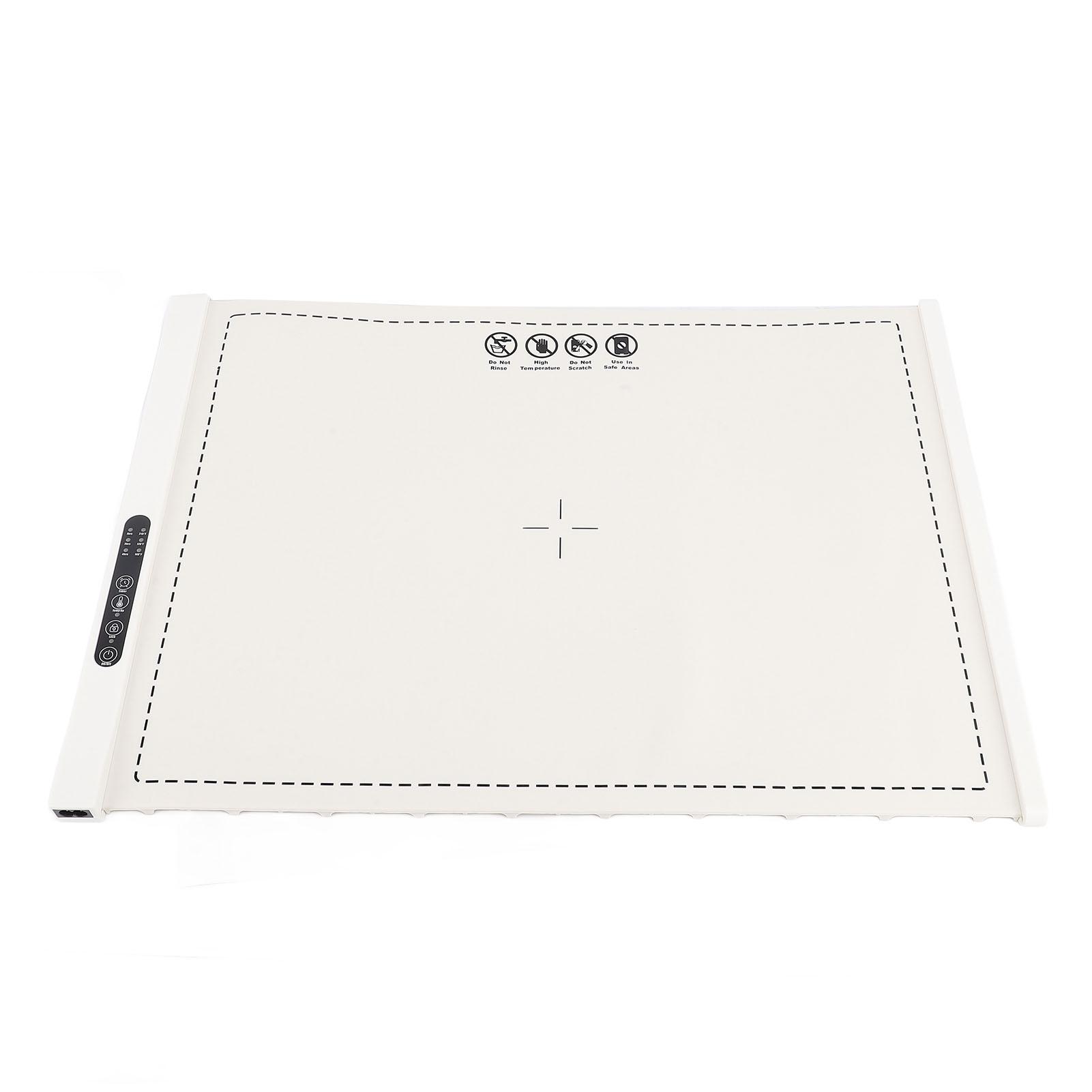 

Портативный коврик для подогрева пищи 260 Вт 3 таймера 3 уровня температуры рулонный силиконовый электрический для хранения еды EU Plug