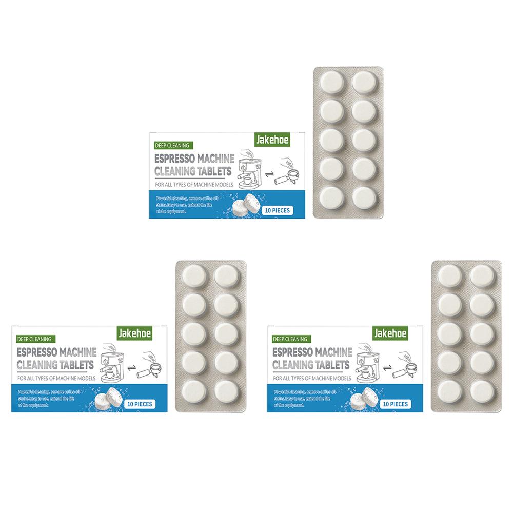 Kaffeemaschinen-Reinigungstabletten 8 Tabletten Kaffeemaschinen-Entkalker Für Haushaltsreinigung Kaffeemaschinen-Kalkreinigung
