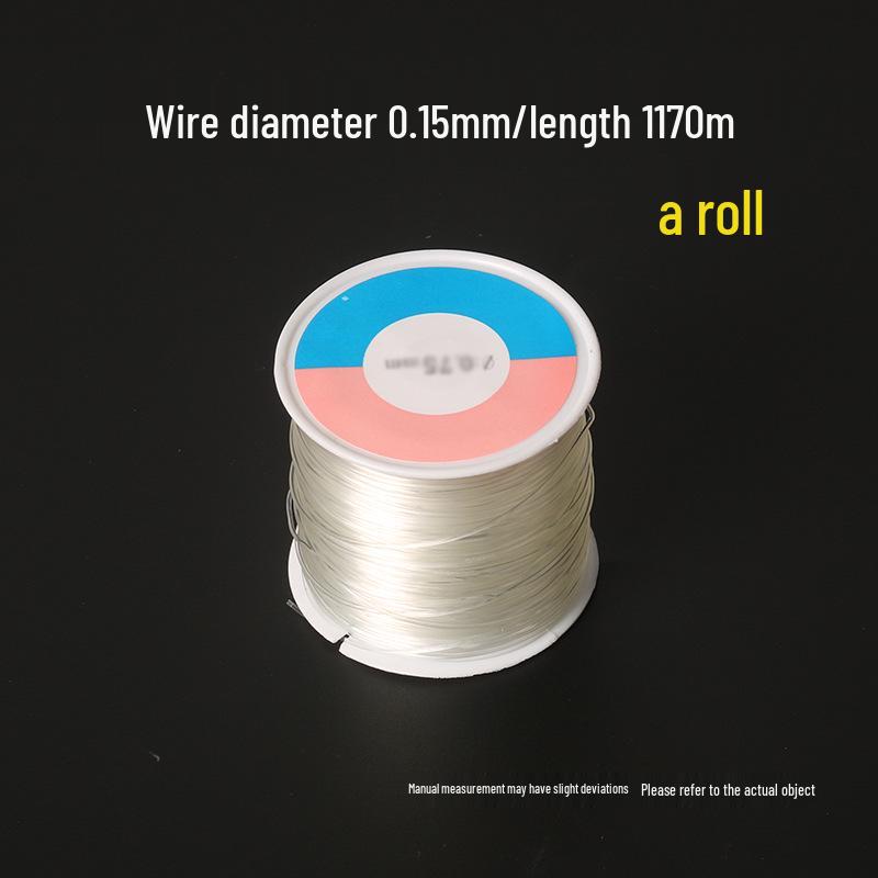 

Прозрачный нейлоновый плетеный шнур для браслетов для DIY ювелирных изделий и бисероплетения