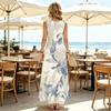 Women's Sleeveless Summer Beach Maxi Dress Comfortable Versatile Casual Fashion Dress for Vacation,Outdoor,Daily Wear