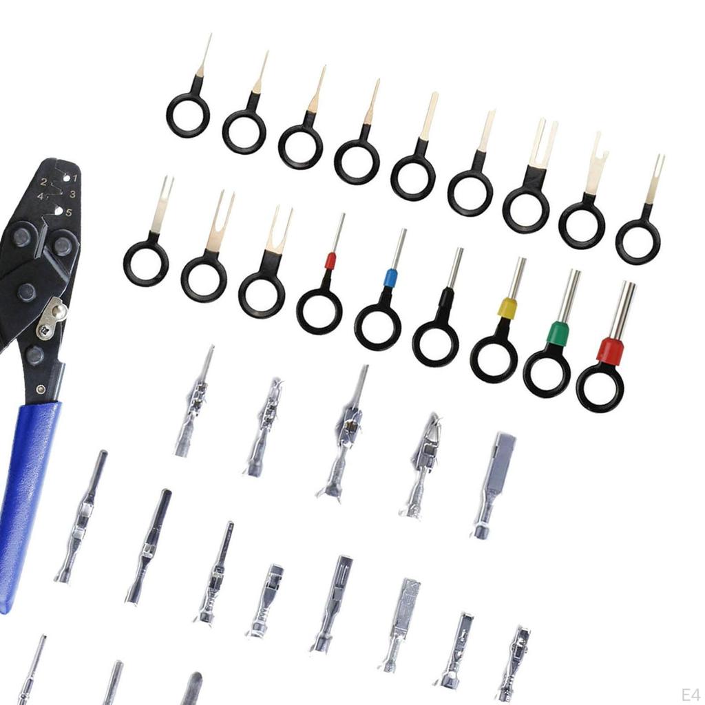 340x Auto Elektrische Draht Terminal Pin Connector Kit Premium Männlich Weiblich