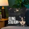 Korean Manga Killing Stalking Vintage Pillow Case Sofa Cushion Cover Room Home Decoration
