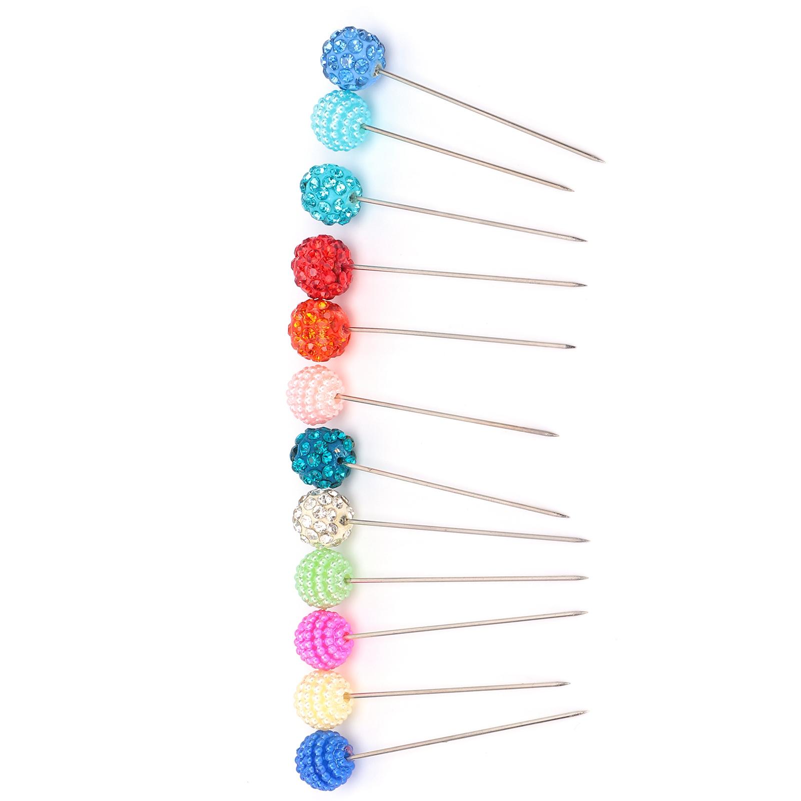 

Швейные булавки, красочные многоразовые, прочные, острые, антикоррозионные, фиксированная игла для домашнего использования(6 тип лаврового листа плюс 6 цветных