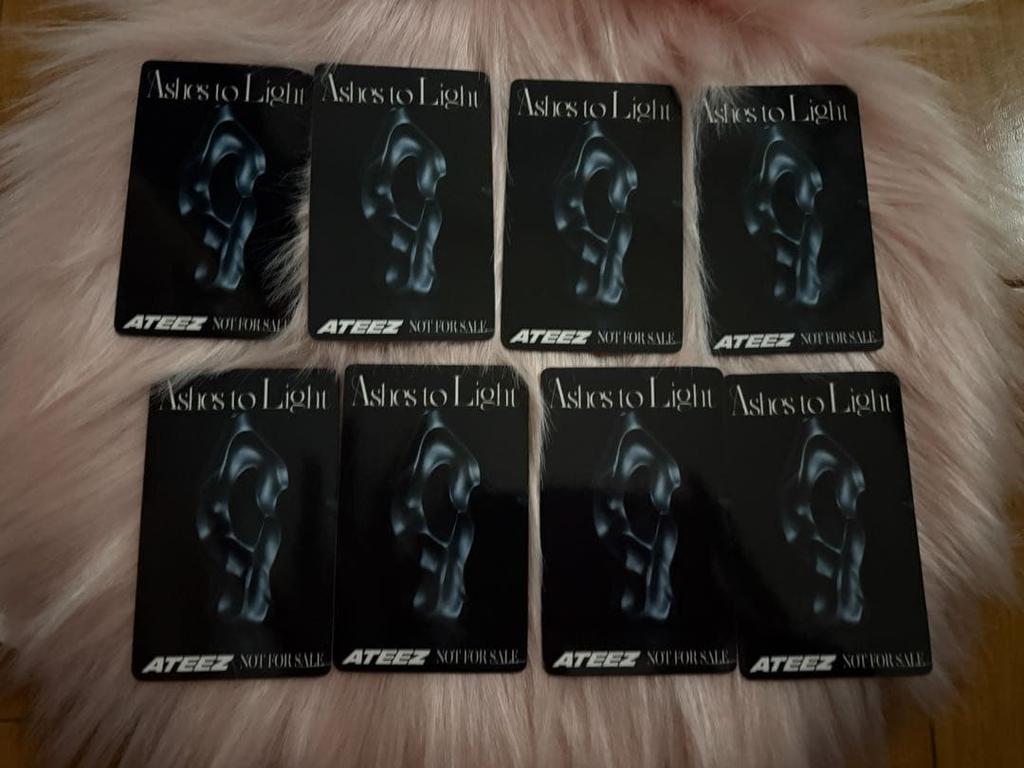 [USED] ATEEZ Ashes To Light Nagoya Limited Edition Trading Card Set