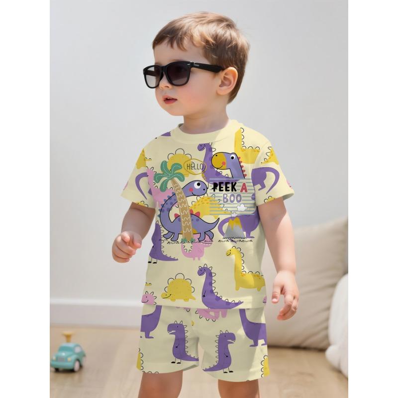 Динозавр-прятки стильный повседневный наряд 100