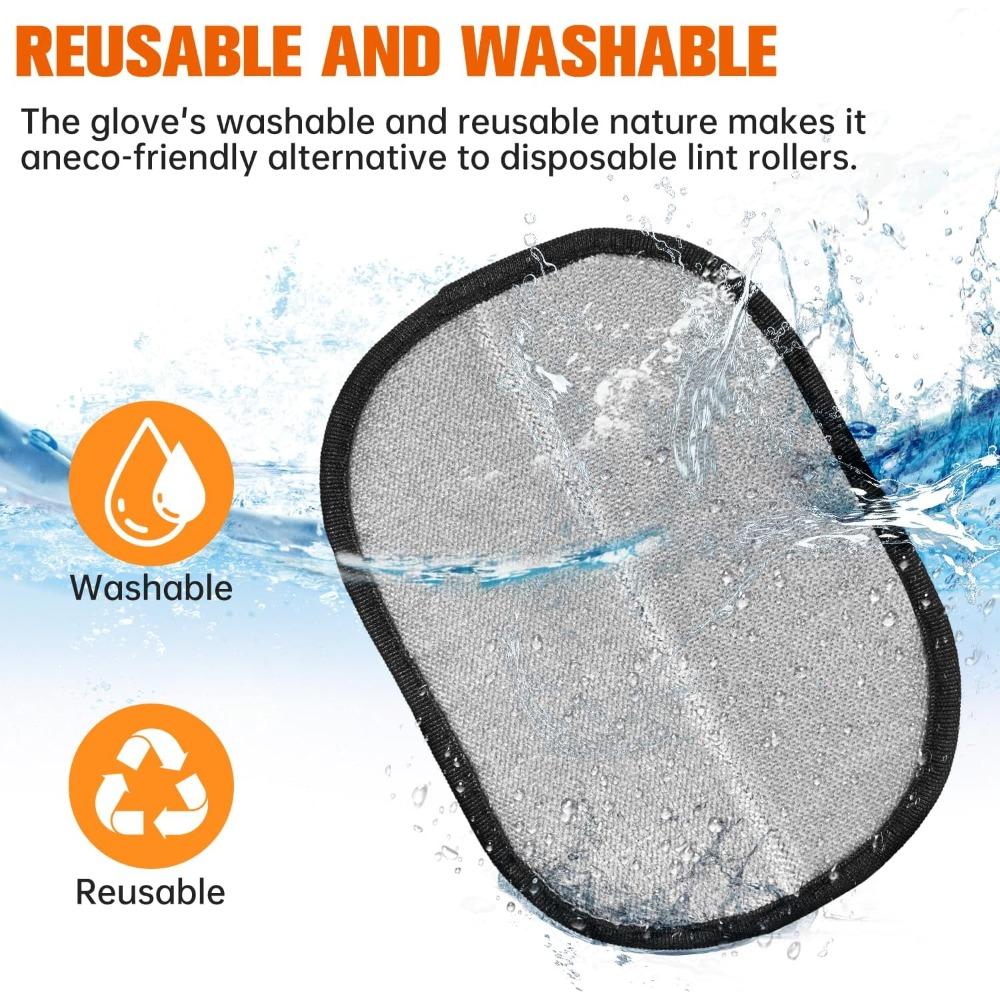 Cat and dog pet depilation gloves, reusable beauty and depilation tools, electrostatic cleaning gloves for laundry and carpets