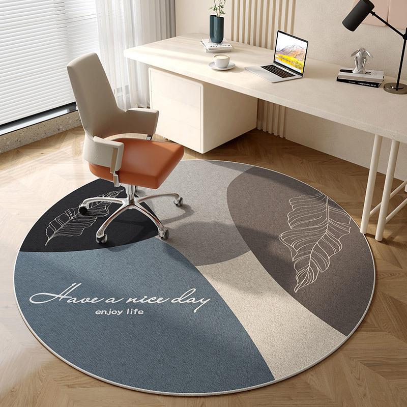 Circular Living Room Carpet Anti Slip Carpet Dirt Resistant and Easy To Maintain Sofa and Coffee Table Carpet