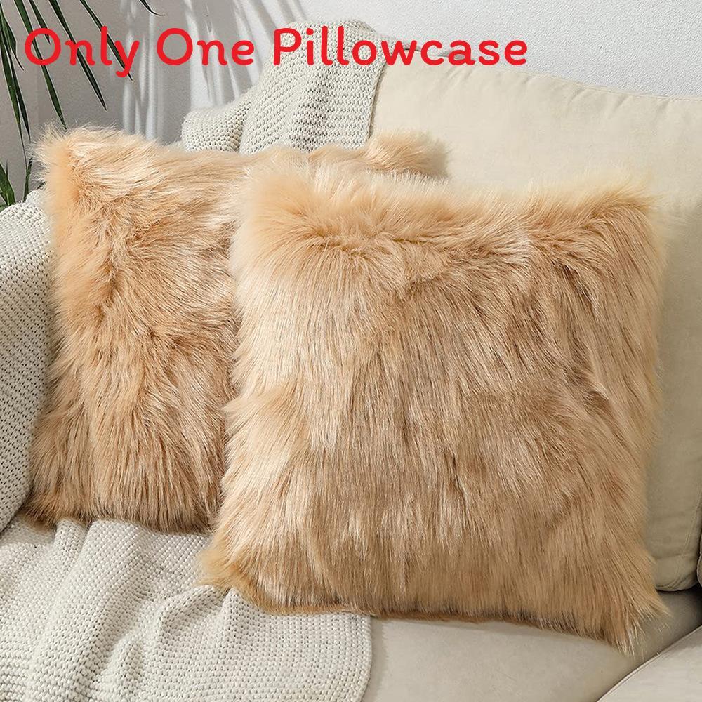 Modern Minimalist Plush Pillow Cover With Velvet Fabric For Living Room Decor