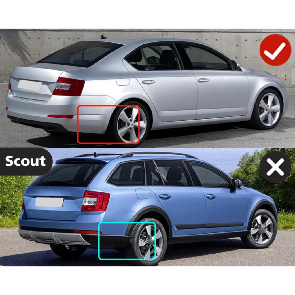4PCS Splash Guards Mudguards Compatible with Skoda Octavia MK3 A7 5E Sedan/Estate 2013 2014 2015 2016 2017 2018