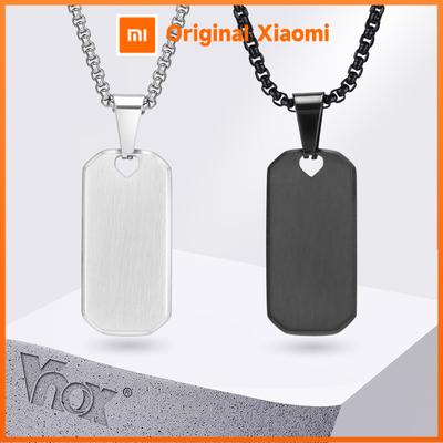 Vnox Sabiezinātas 4mm Biezuma Nerūsējošā Tērauda Kulonu Kaklarotas Vīriešiem, Ģeometriski Mazie Suņu Birka Militārās Suņu Birki, Ziemassvētku Dāvana Viņam