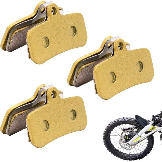 Front and Rear Disc Brake Pads for Surron Light Bee X/S, Segway X160 X260, Talaria Sting R MX3 MX4 Electric Dirt Bike Parts 3 Pack