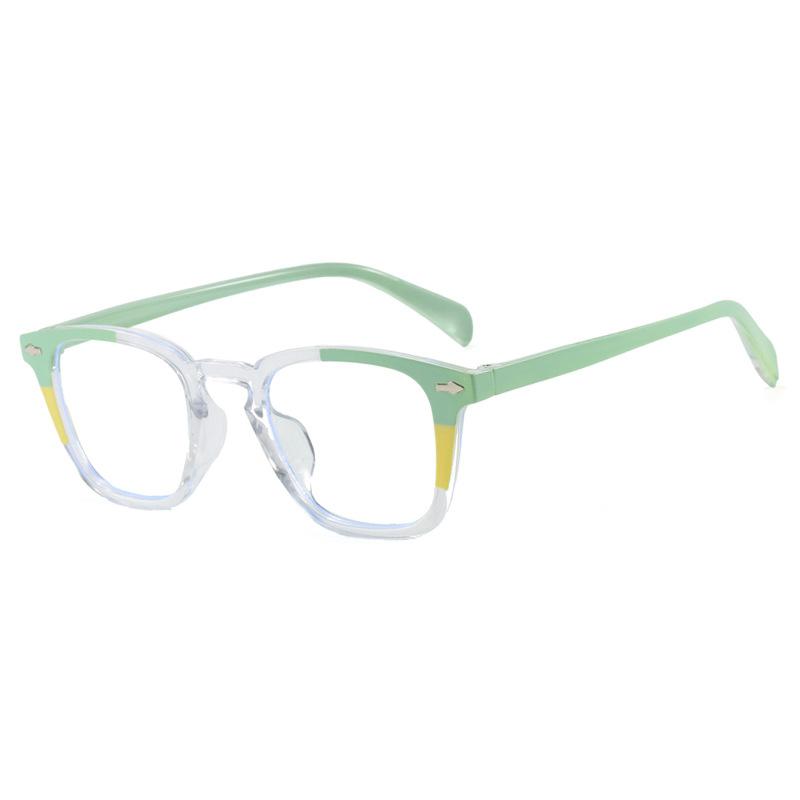 New Black Square Computer Glasses Frame Women Men Anti Blue Light Rectangle Eyewear Blocking Optical Spectacle Eyeglasses