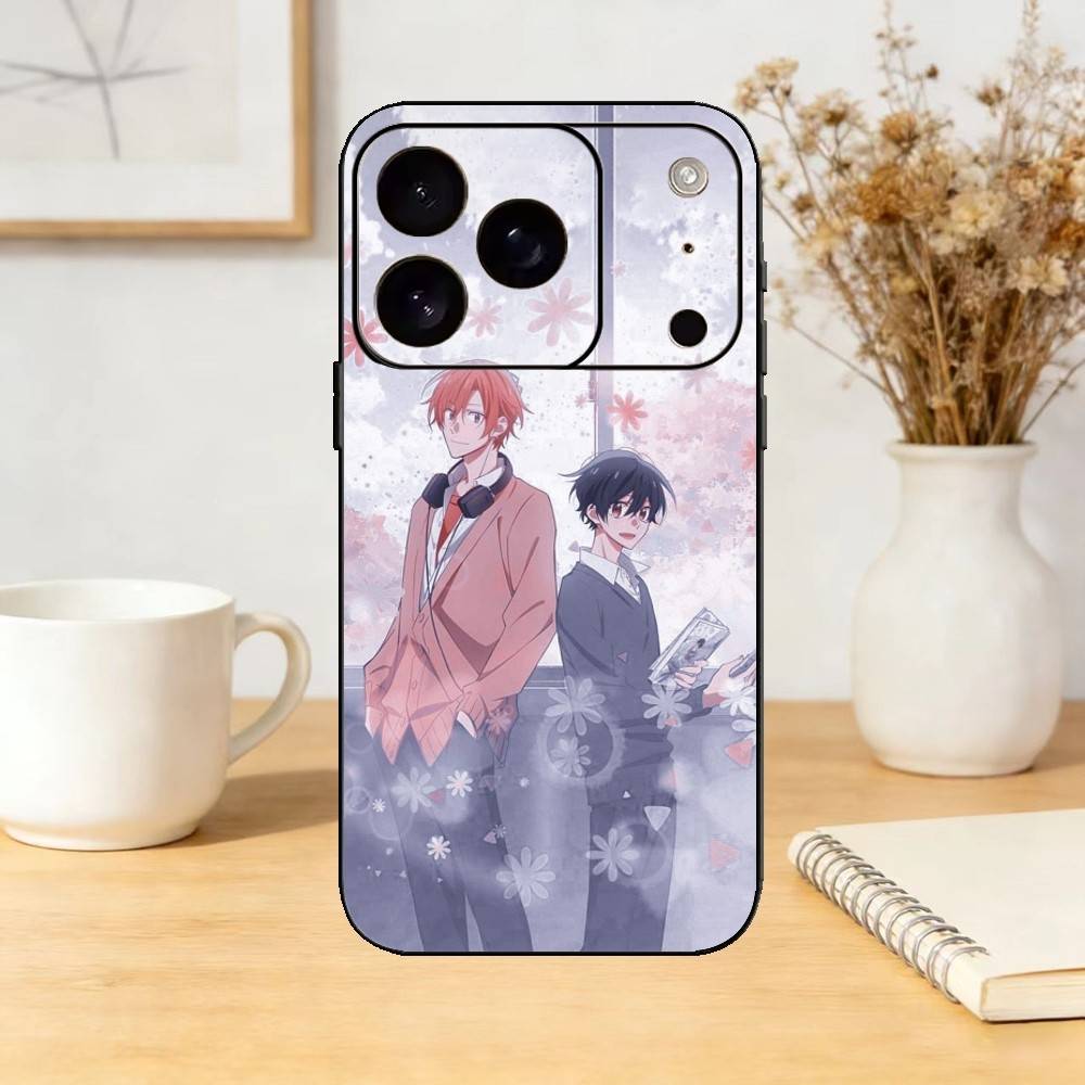 Sasaki To Miyano BL Phone Case Silicone Black Soft For IPhone 17,16,15,14,13,12,11,SE,Plus Pro Max