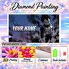 Personalized Dragon Ball Vegeta Diamond Art Custom Name 5D Diamond Painting Full Drill DIY Craft