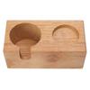 Wooden Coffee Protafilter Stand Holder Coffee Tamper Holder Stand Tamping Station