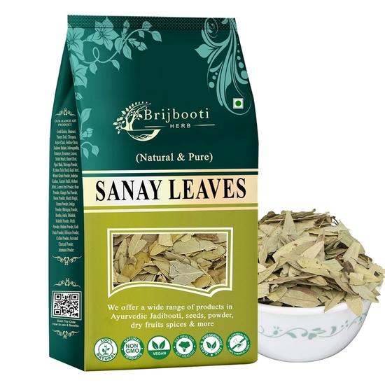 Birju Mahavir Senna Leaf - Alexandrina - Cassia Angustifolia - Sonamukhi Patta - Sanay Patti 400 g 400GM