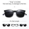 Anti Blue Light Blocking Lens Myopia Sports Magnetic Mirror Sets Polarized Square Sunglasses Sping Hunge Big Metal Frame